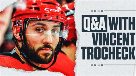 Q&A: Catching up with Vincent Trocheck on the Carolina Hurricanes ...