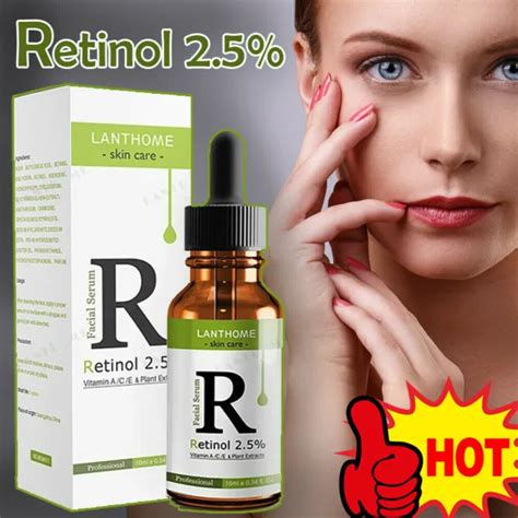 Pure Retinol Vitamin A C E Hyaluronic Acid Face Serum Anti Aging