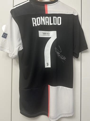 Koszulka Z Autografem Cristiano Ronaldo Juventus Krotoszyn Kup