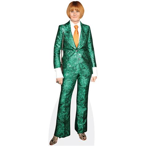 Mary Portas Green Suit Mini Cardboard Cutout Standee