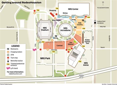 Houston Rodeo Parking Map