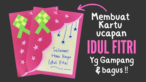 Cara Membuat Kartu Ucapan Idul Fitri 2023 Yang Simple Dan Mudah