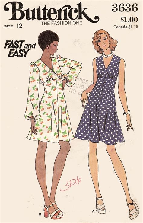 Butterick 3636 Vintage Sewing Patterns Fandom Powered By Wikia