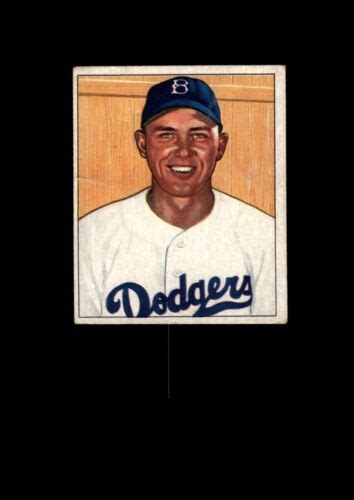 Bowman Set Break Gil Hodges Low Grade Crease Gmcards Ebay