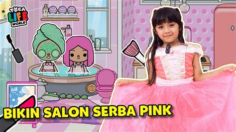 Samantha Bikin Kamar Salon Kecantikan Serba Pink Di Toca Boca Life