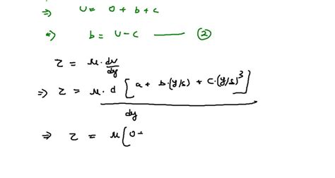 SOLVED The Viscous Boundary Layer Velocity Profile Shown In Fig 2 15