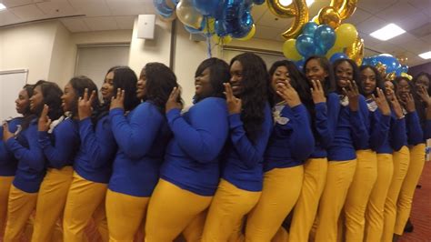 Sigma Gamma Rho Sorority Inc Beta Tau Chapter Fall 2016 Probate Morgan