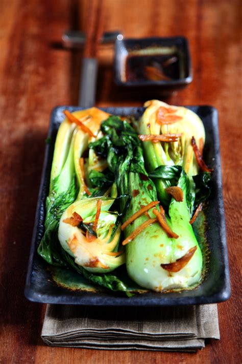 Ginger And Garlic Braised Bok Choy We Love Cooking