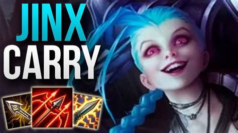 Insane Jinx Solo Carry Gameplay Challenger Jinx Adc Gameplay Patch 98 S9 Youtube