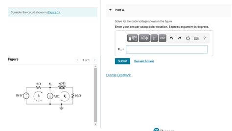 Solved Solve For The Node Voltage Shown In The Chegg