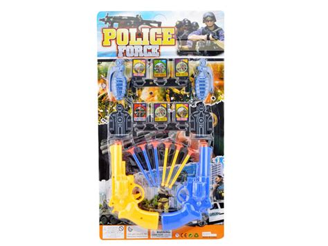 Police set toy soft bullet gun pretend toy