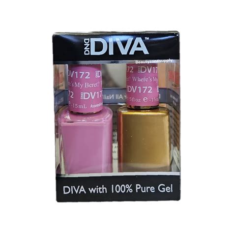 Dnd Diva Duo Gel And Lacquer 172 Where S My Beret Beauty Zone Nail Supply