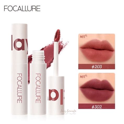 Jual Focallure Lipstik Cream Velvet Mist Matte Lip Clay True Matte