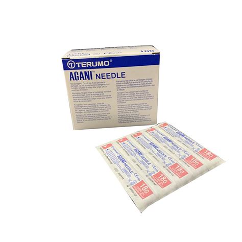 Terumo Agani Needles 18G X 1 1 2 100pcs Box Shopee Malaysia