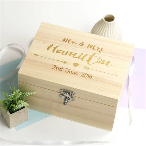 Engraved Keepsakes Personalized Keepsake Box Wooden Keepsake Box