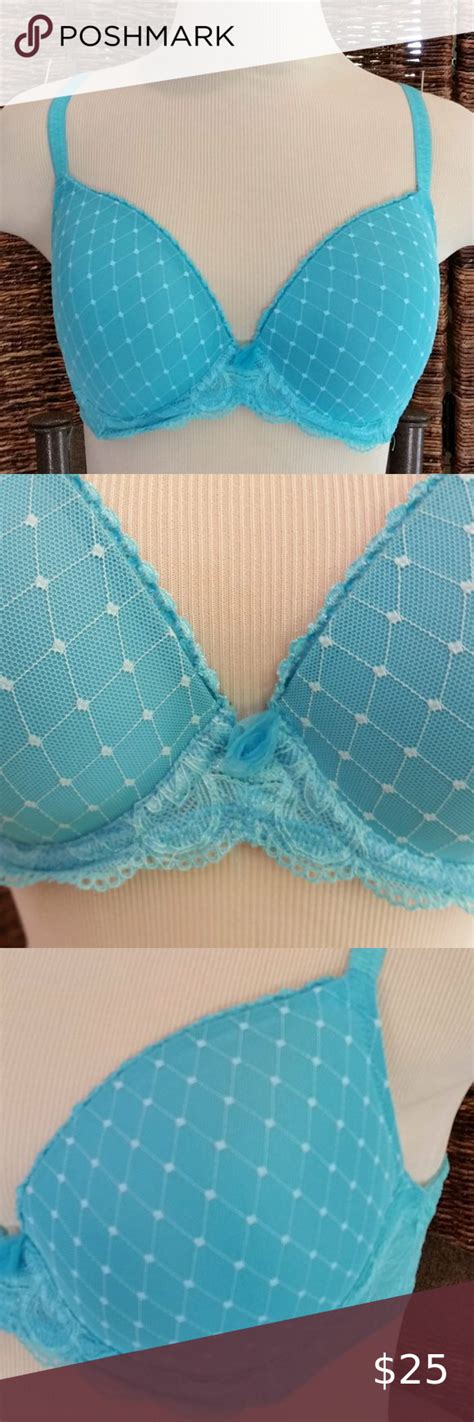 Wacoal Aqua Blue 853115 Bra 34 D Wacoal Bra Aqua Blue