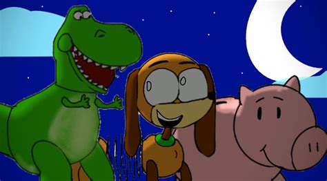 Slinky Rex and Hamm Night out by SlinkyDog64SML on DeviantArt