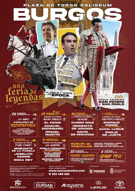 Burgos Web Oficial Plaza De Toros Coliseum Venta De Entradas