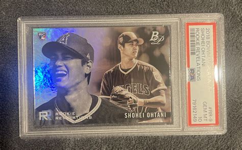 Bowman Platinum Rookie Revelations Rr Shohei Ohtani Rc For