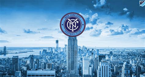 Download Amazing New York City FC Logo Graphic Art Wallpaper ...