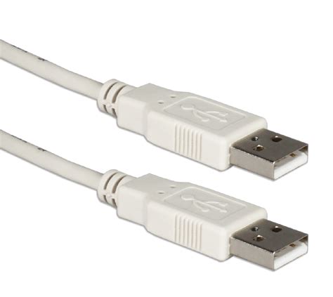 Cc Ft Usb High Speed Type A Male To Male Beige Cable