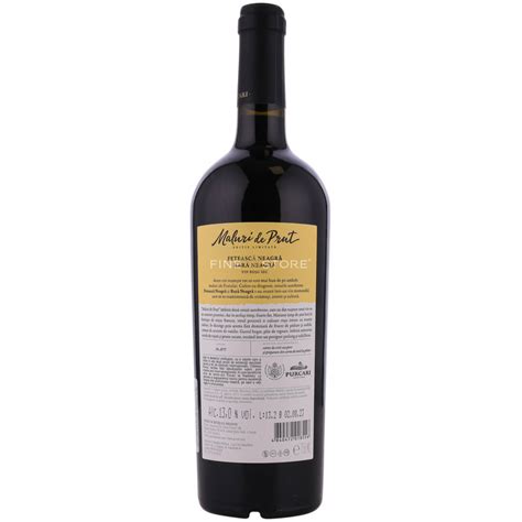 Purcari Maluri De Prut Feteasca Neagra Si Rara Neagra 0 75L Vin FineStore