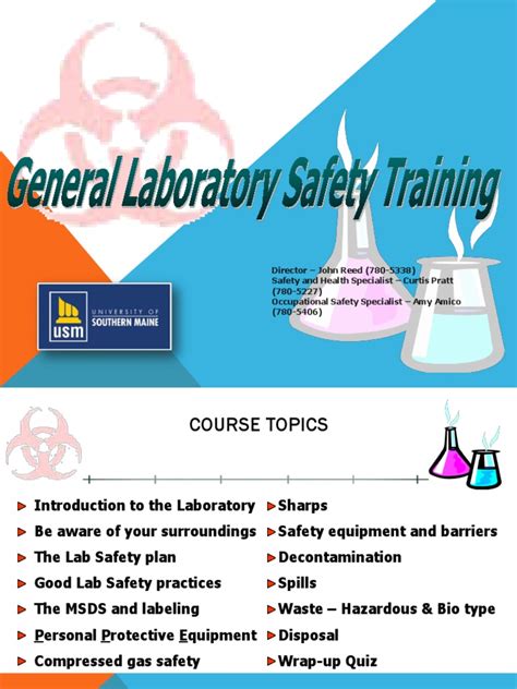Chemical Laboratory Safety Training | PDF | Personal Protective ...