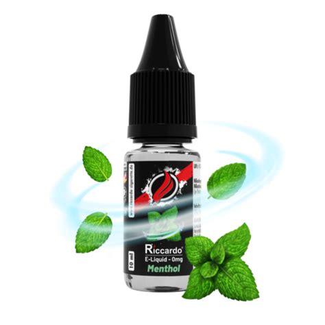 E Liquid - Riccardo - Menthol - 10 ml mit Nikotin - fertig liquid | eBay