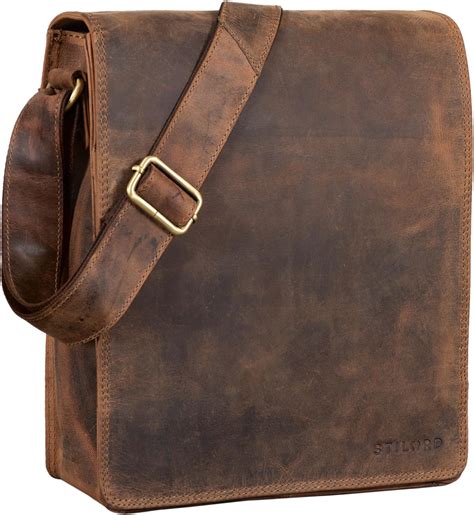 Stilord Nevio Herrentasche Leder Umh Ngetasche Kleine Messenger Bag