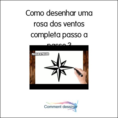 Como Desenhar Uma Rosa Dos Ventos Completa Passo A Passo Como Desenhar