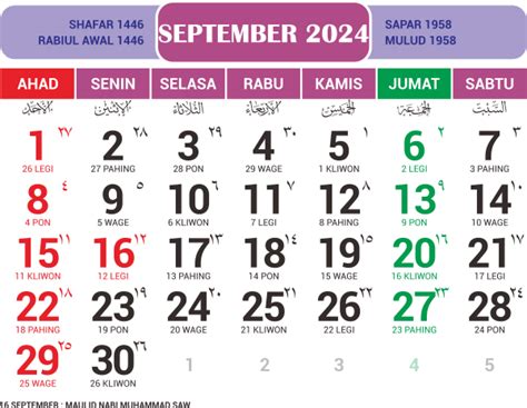 Kalender Tahun 2024 Lengkap Dengan Tanggal Merah Dan Cuti 59 OFF