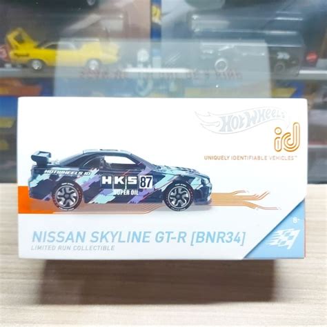 Jual Hot Wheels Id Nissan Skyline Gt R Bnr Limited Run Collectible Shopee Indonesia