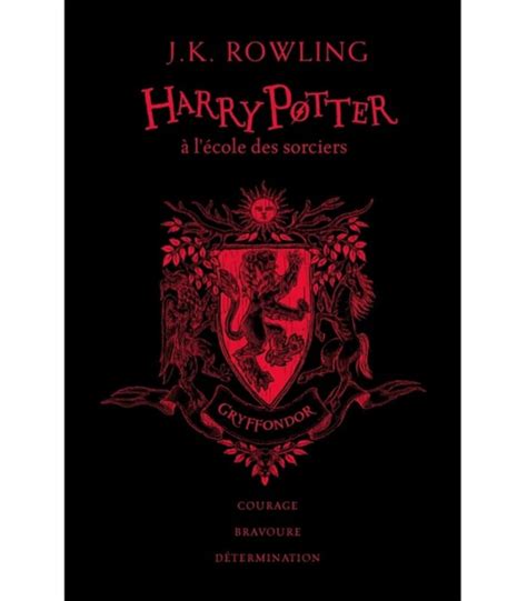 Livre Harry Potter à l Ecole des Sorciers Gryffondor Edition Collector