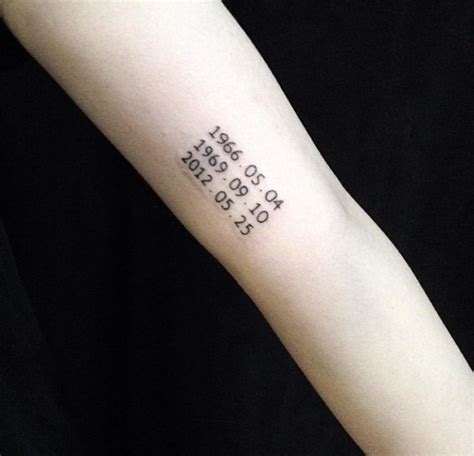 Great Date Tattoo Ideas To Commemorate Occasions To Remember Wild