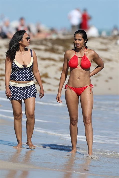 Padma Lakshmi The Fappening Sexy Red Bikini The Fappening