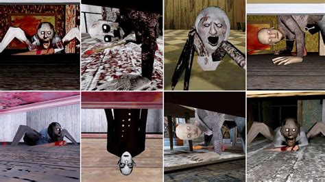 Underbed Jumpscares Of All Enemies In DVloper Games Granny All Chapters