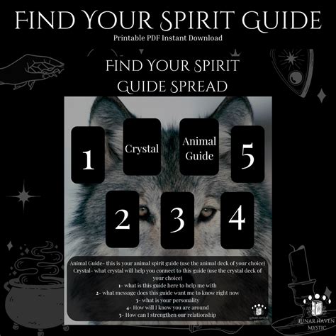 Find Your Spirit Guide Tarot Spread Lunar Haven Mystic