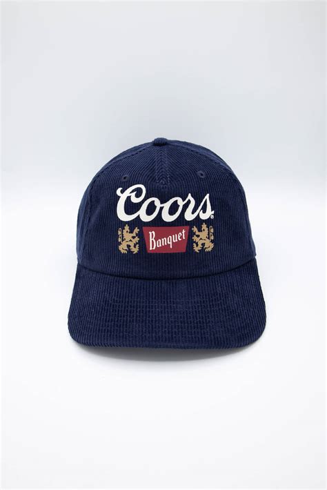 American Needle Coors Banquet Corduroy Hat For Men In Navy Blue Mill Glik S