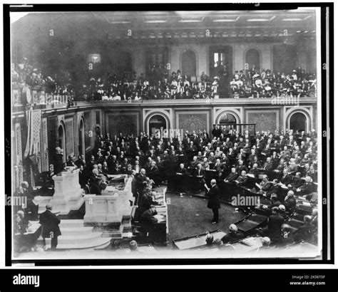 Apertura Del Congreso 60th 2 De Diciembre De 1907 Fotografía Que Muestra Al Portavoz De La