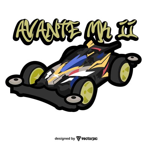 Avante Mk 2 Tamiya Toys Car Design Free Vector Vectorpic