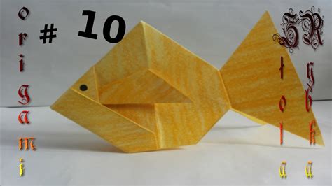 Origami 10 Złota Rybka PL YouTube