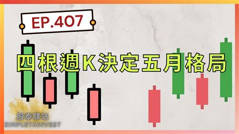 Ep407 四根週k決定五月格局；寶一資通倍力立積凌群來頡驊宏資千附精密上詮華星光連宇叡揚中華化康舒宇智十銓