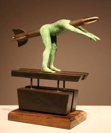 Original Abstract Nude Sculpture By Matthew Zupnick