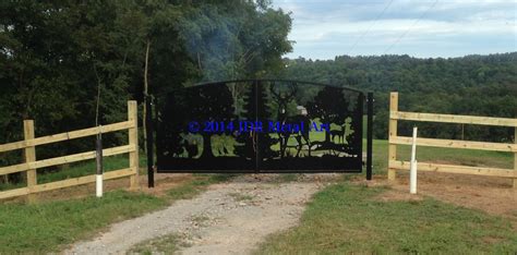 20 Driveway Gates With Wildlife Designs By JDR Metal Art | Custom Driveway Gates By JDR Metal Art