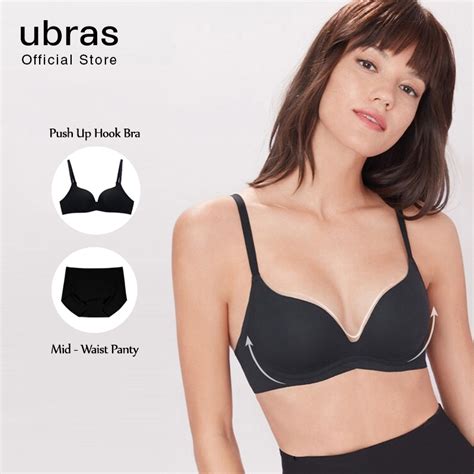 Jual Ubras Push Up Hook Bra Mid Waist Panty Shopee Indonesia