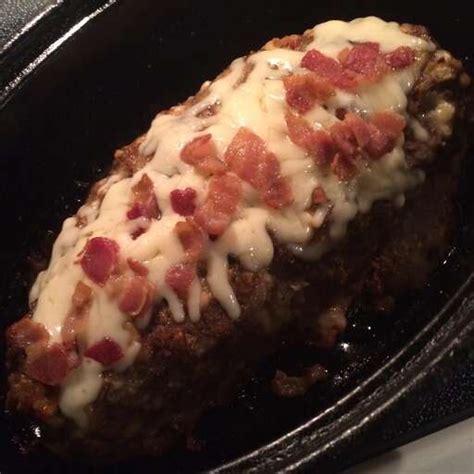 Bacon Mushroom Swiss Meatloaf Recipe