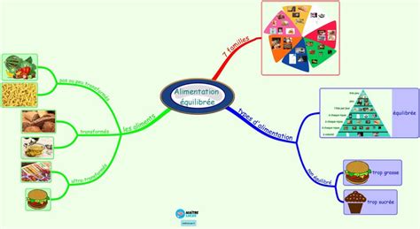 Carte mentale L alimentation équilibrée CP CE1 CE2 Maître Lucas
