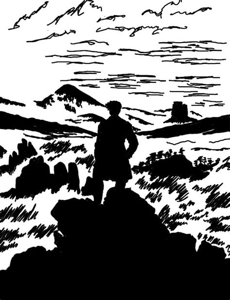 Wanderer above the Sea of Fog | Immagini ispiratrici, Grafici, Nebbia