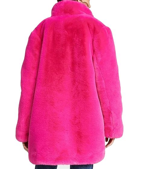 Miss Americana Taylor Swift Pink Fur Coat Boss Jackets