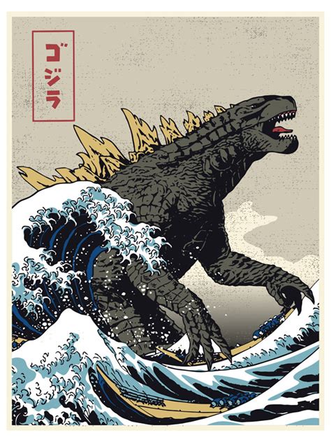 Artstation Great Godzilla Off Kanagawa